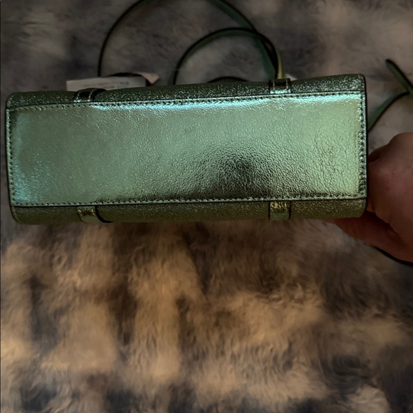 Kate Spade Sparkly Light Green Purse, Crossbody, NWT - Picture 3 of 4